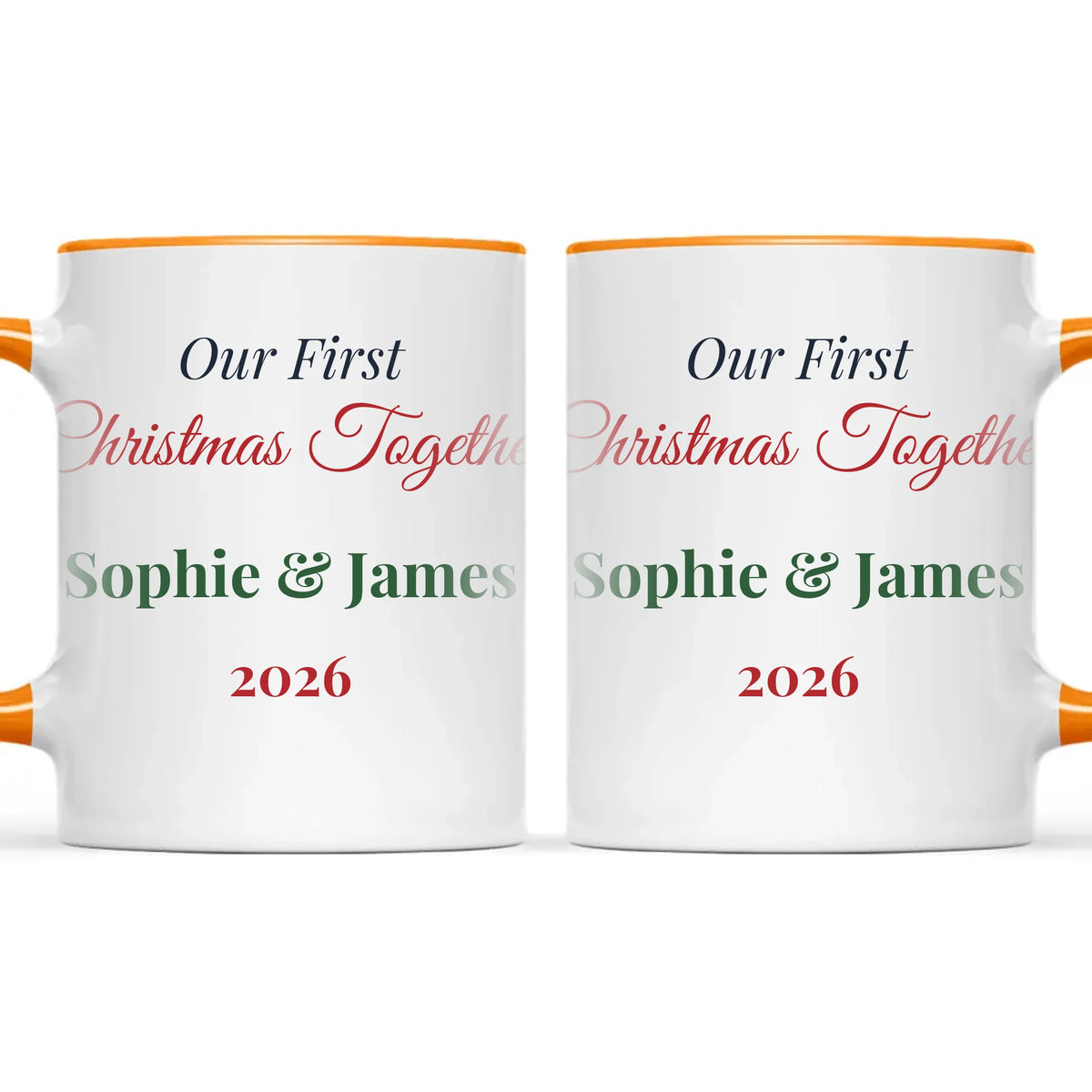 Personalised Our First Christmas Together Mug, view 12