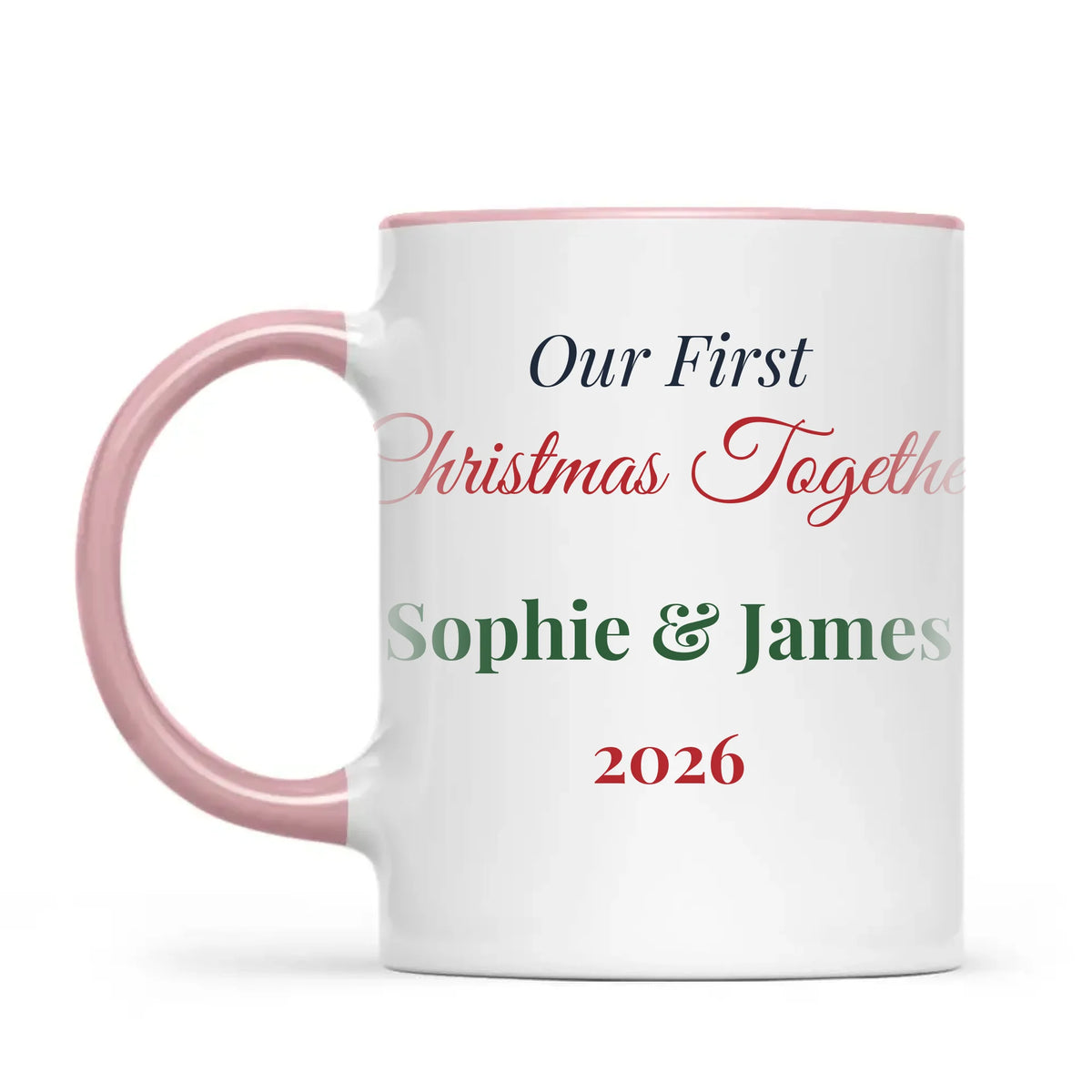 Personalised Our First Christmas Together Mug, view 13