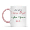 Personalised Our First Christmas Together Mug, view 13