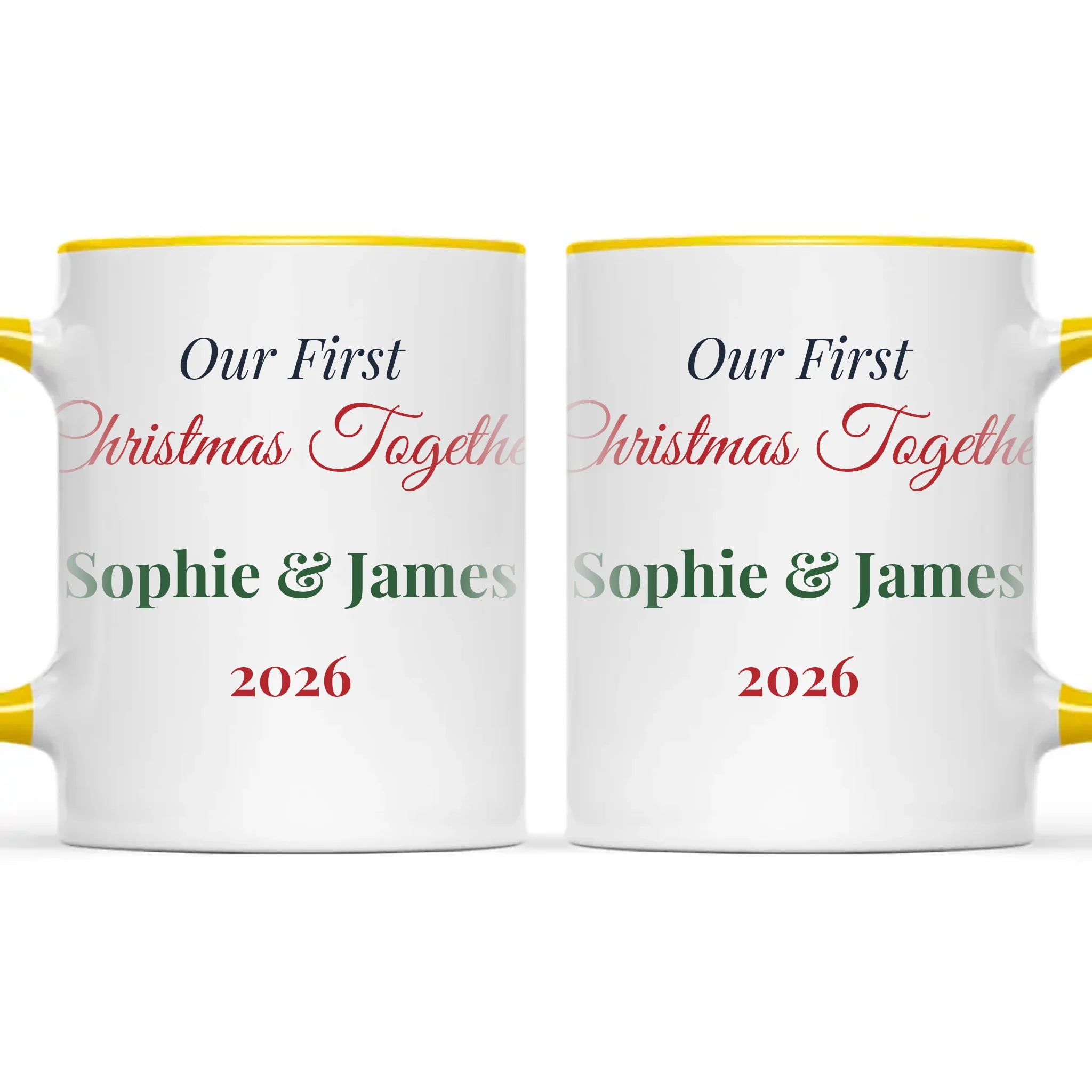 Personalised Our First Christmas Together Mug, view 18
