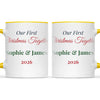 Personalised Our First Christmas Together Mug, view 18