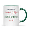 Personalised Our First Christmas Together Mug, view 20