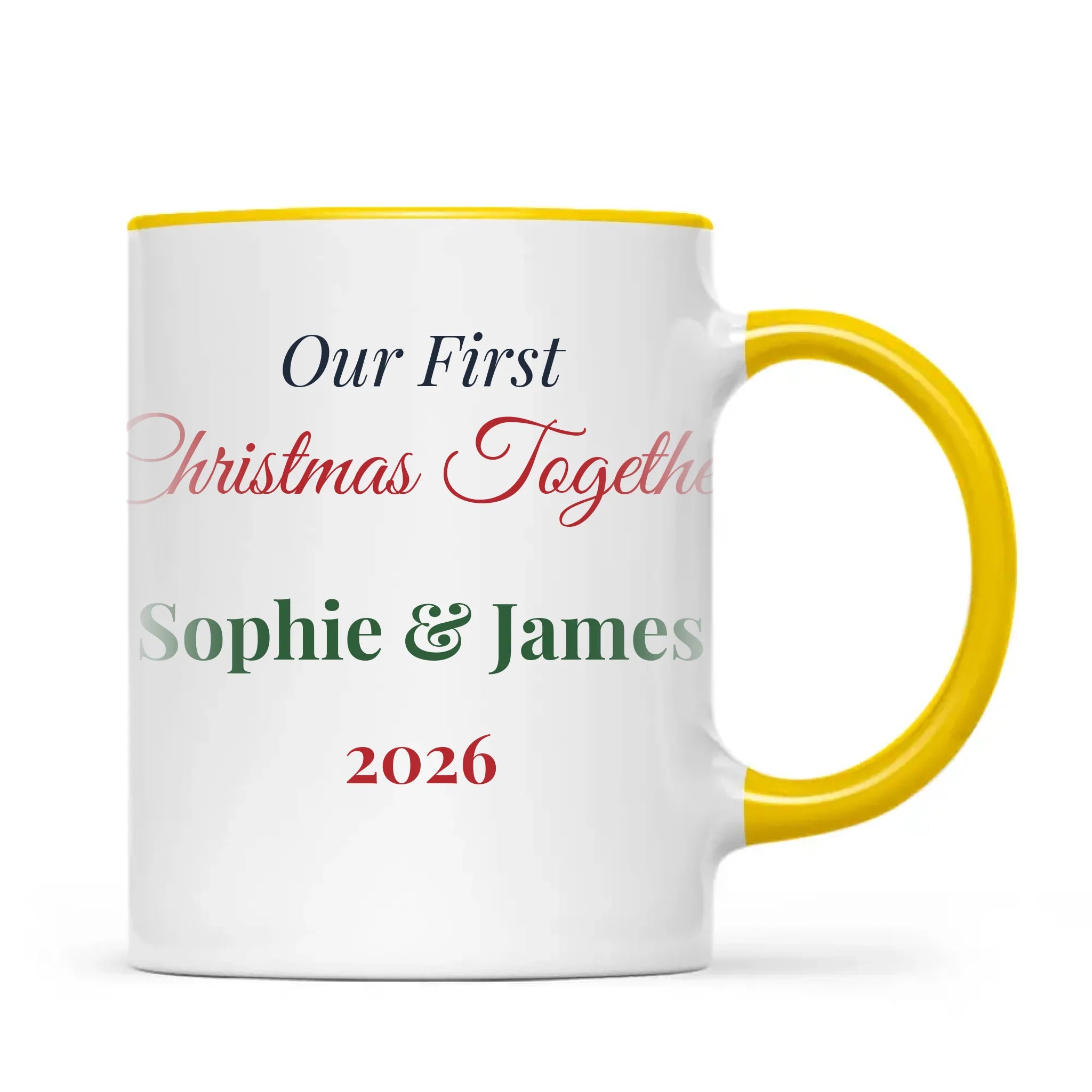 Personalised Our First Christmas Together Mug, view 17