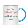 Personalised Our First Christmas Together Mug, view 8