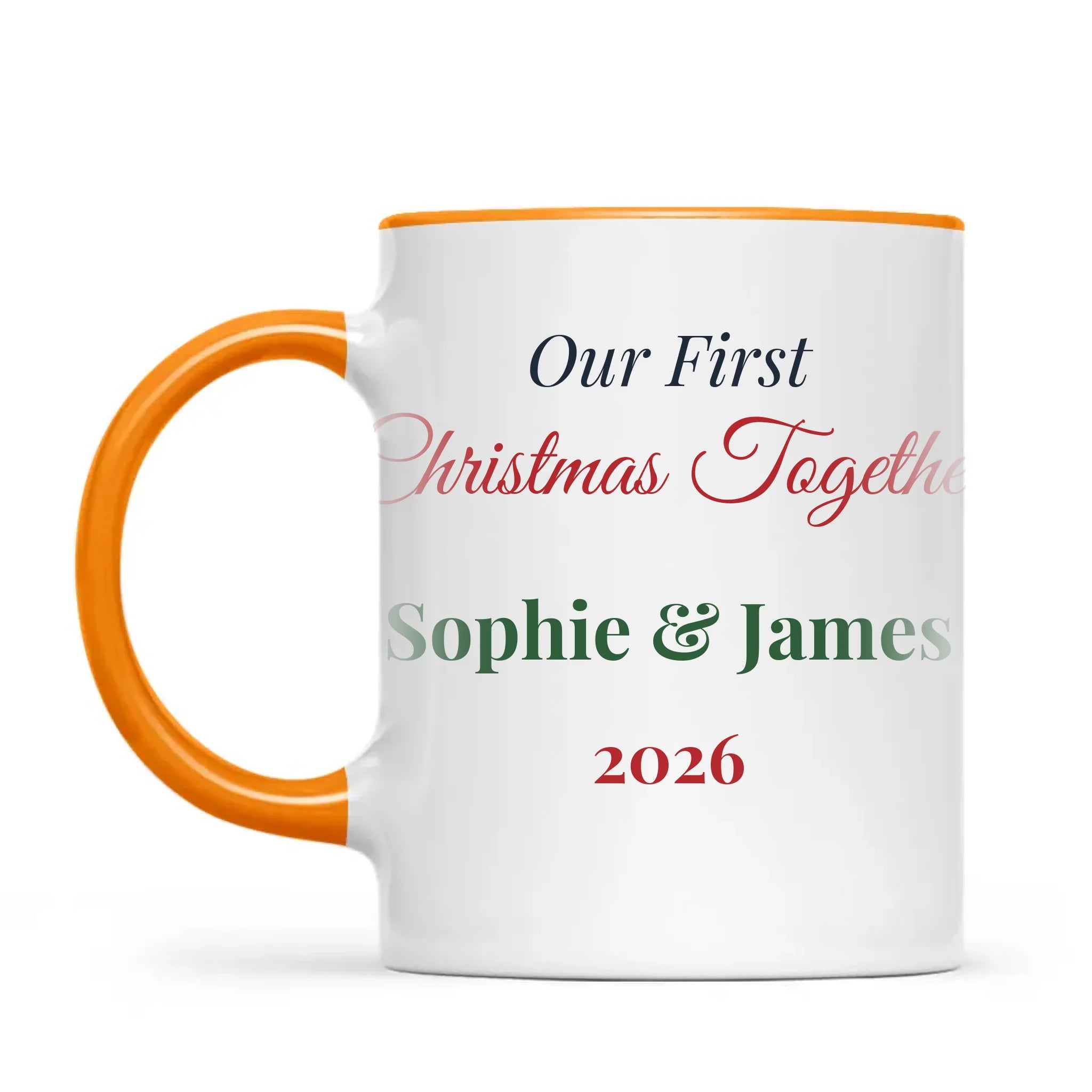Personalised Our First Christmas Together Mug, view 10