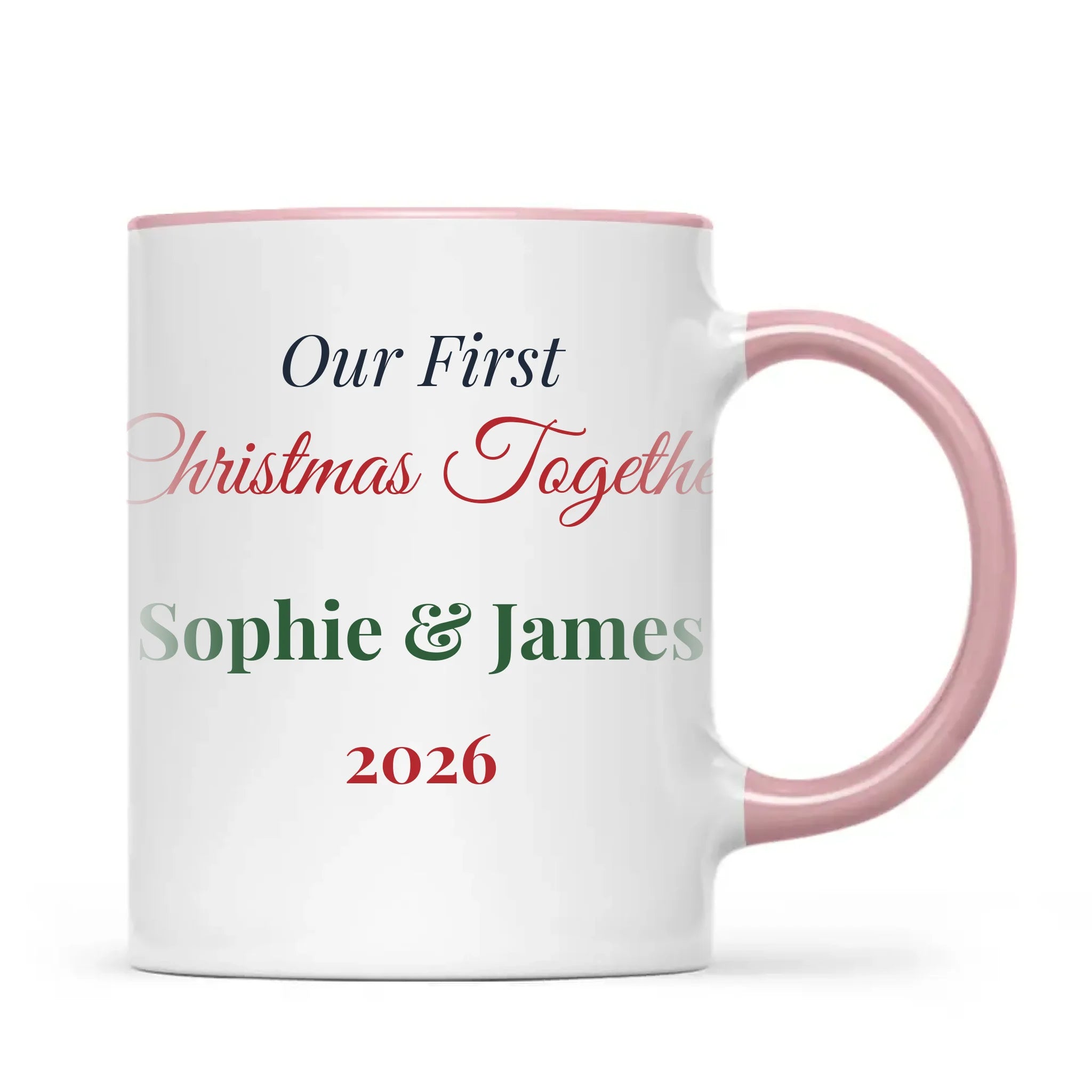 Personalised Our First Christmas Together Mug, view 14