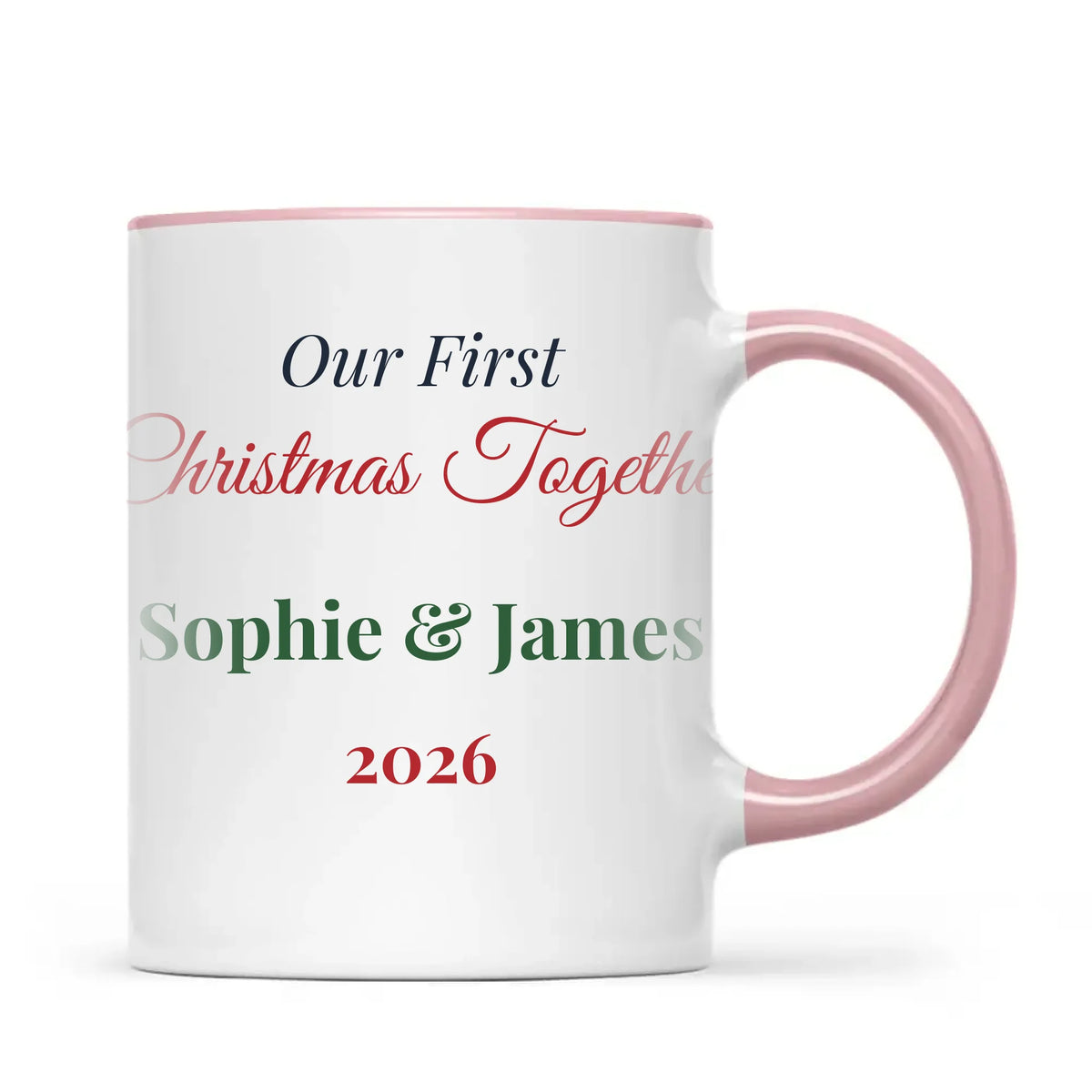 Personalised Our First Christmas Together Mug, view 14