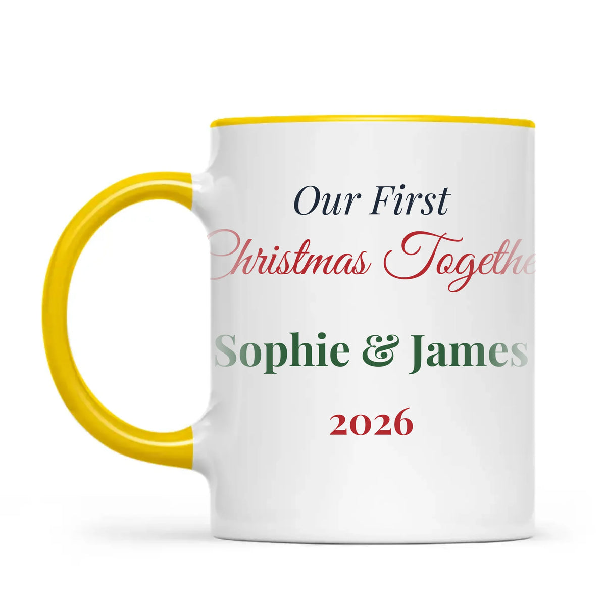 Personalised Our First Christmas Together Mug, view 16