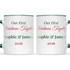 Personalised Our First Christmas Together Mug, view 21