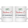 Personalised Christmas Eve Hot Chocolate Mug, view 3