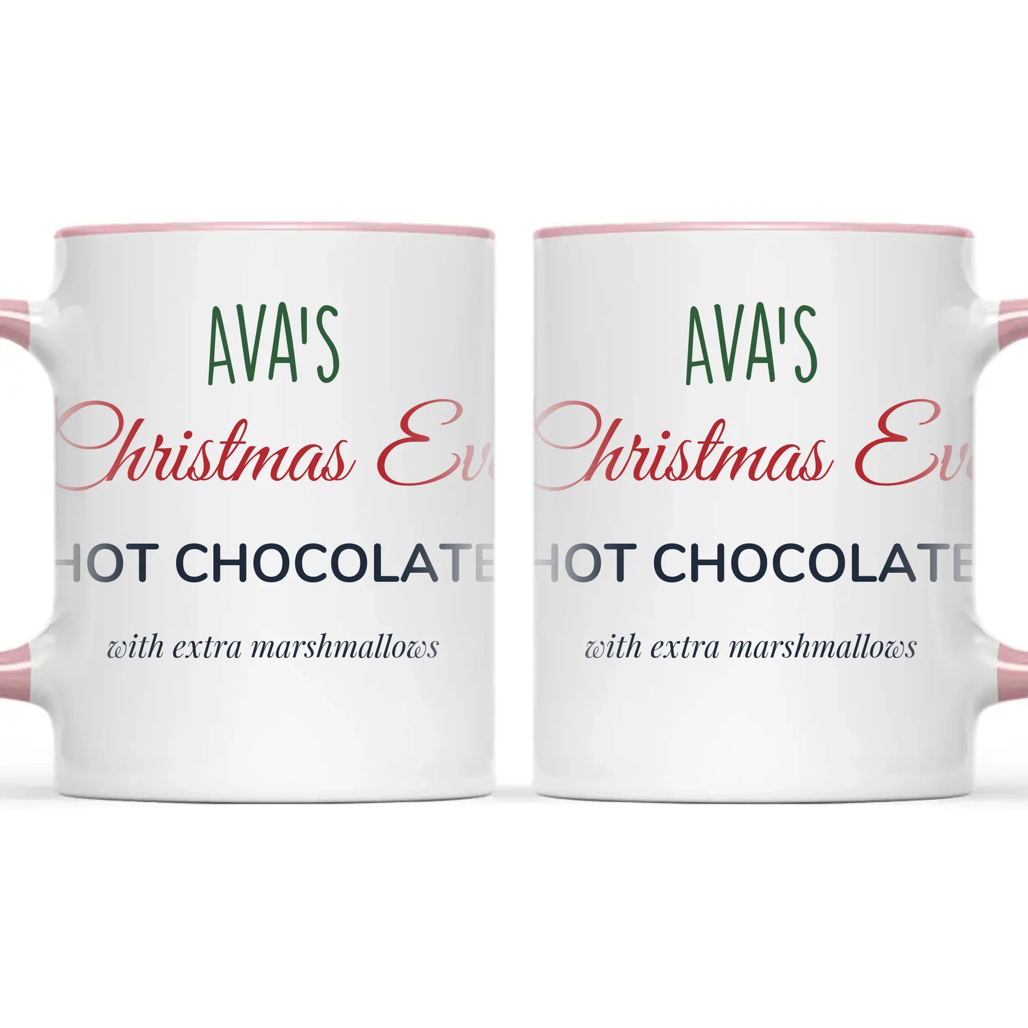 Personalised Christmas Eve Hot Chocolate Mug, view 15