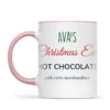 Personalised Christmas Eve Hot Chocolate Mug, view 13