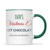 Personalised Christmas Eve Hot Chocolate Mug, view 20