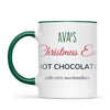 Personalised Christmas Eve Hot Chocolate Mug, view 19
