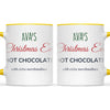 Personalised Christmas Eve Hot Chocolate Mug, view 18