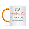 Personalised Christmas Eve Hot Chocolate Mug, view 10