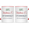 Personalised Christmas Eve Hot Chocolate Mug, view 6