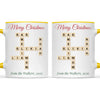 Personalised Christmas Family Crossword Mug, view 18