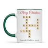 Personalised Christmas Family Crossword Mug, view 19