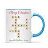 Personalised Christmas Family Crossword Mug, view 8