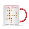 Personalised Christmas Family Crossword Mug, view 5