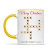 Personalised Christmas Family Crossword Mug, view 16