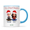 Personalised Our First Christmas Couple Mug, view 8