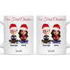 Personalised Our First Christmas Couple Mug, view 3