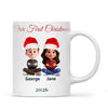 Personalised Our First Christmas Couple Mug, view 2