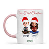 Personalised Our First Christmas Couple Mug, view 13