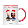 Personalised Our First Christmas Couple Mug, view 5