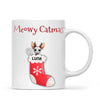 Personalised Meowy Catmas Cats Mug, view 2