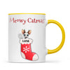 Personalised Meowy Catmas Cats Mug, view 17