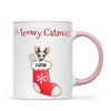 Personalised Meowy Catmas Cats Mug, view 14