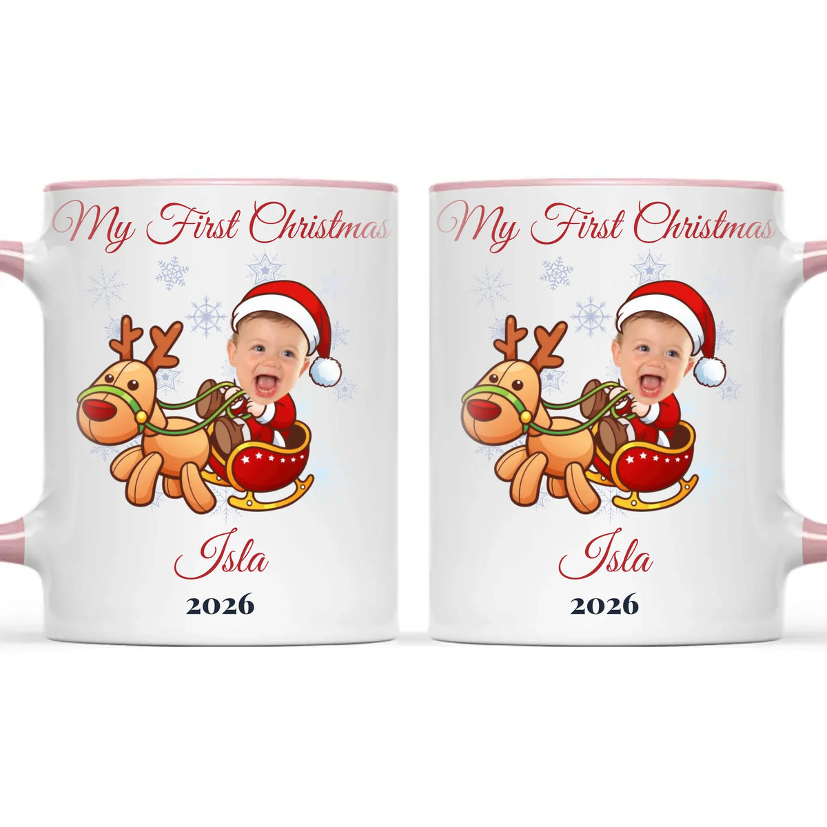 Personalised Baby's First Christmas Costume Photo Mug, view 15