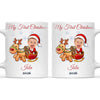 Personalised Baby's First Christmas Costume Photo Mug, view 3
