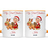 Personalised Baby's First Christmas Costume Photo Mug, view 12