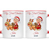 Personalised Baby's First Christmas Costume Photo Mug, view 6