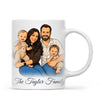 Personalised Cartoon Family Portrait Mug from Your Photo