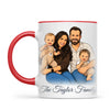 Personalised Cartoon Family Portrait Mug from Your Photo