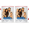 Personalised Cartoon Family Portrait Mug from Your Photo