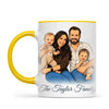 Personalised Cartoon Family Portrait Mug from Your Photo