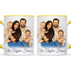 Personalised Cartoon Family Portrait Mug from Your Photo
