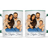 Personalised Cartoon Family Portrait Mug from Your Photo