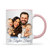 Personalised Caricature Family Portrait Mug from Your Photo