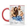 Personalised Watercolour Family Portrait Mug from Your Photo