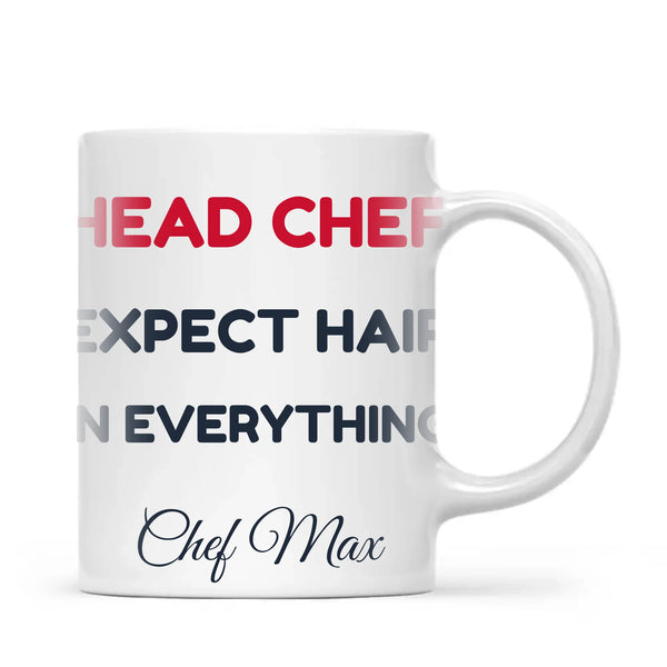 Personalised Head Chef Cartoon Pet Mug from Your Photo