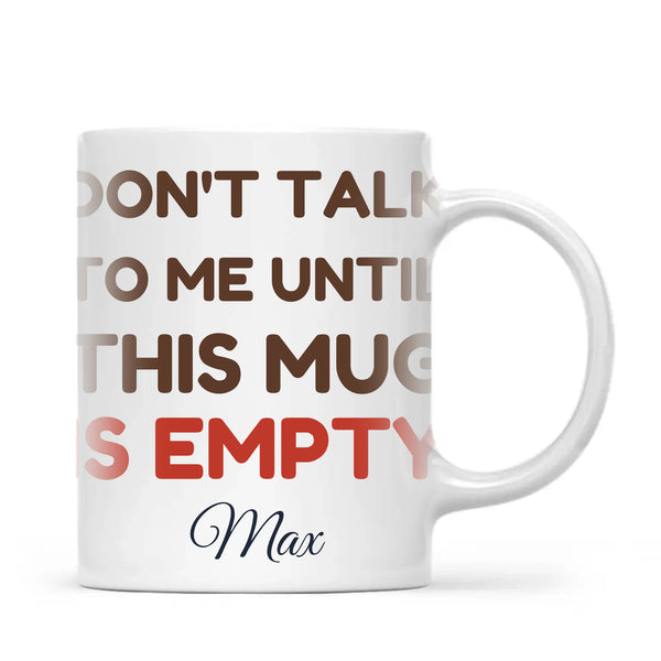 Personalised Coffee First Cartoon Pet Mug from Your Photo