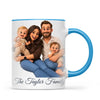 Personalised 3D Cartoon Family Portrait Mug from Your Photo