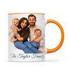Personalised 3D Cartoon Family Portrait Mug from Your Photo